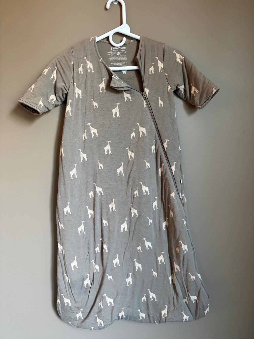 Gunamuna Giraffe Print Kids Pajama Sleep Sack